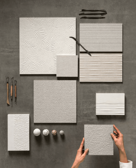 Textured tiles are taking over!
