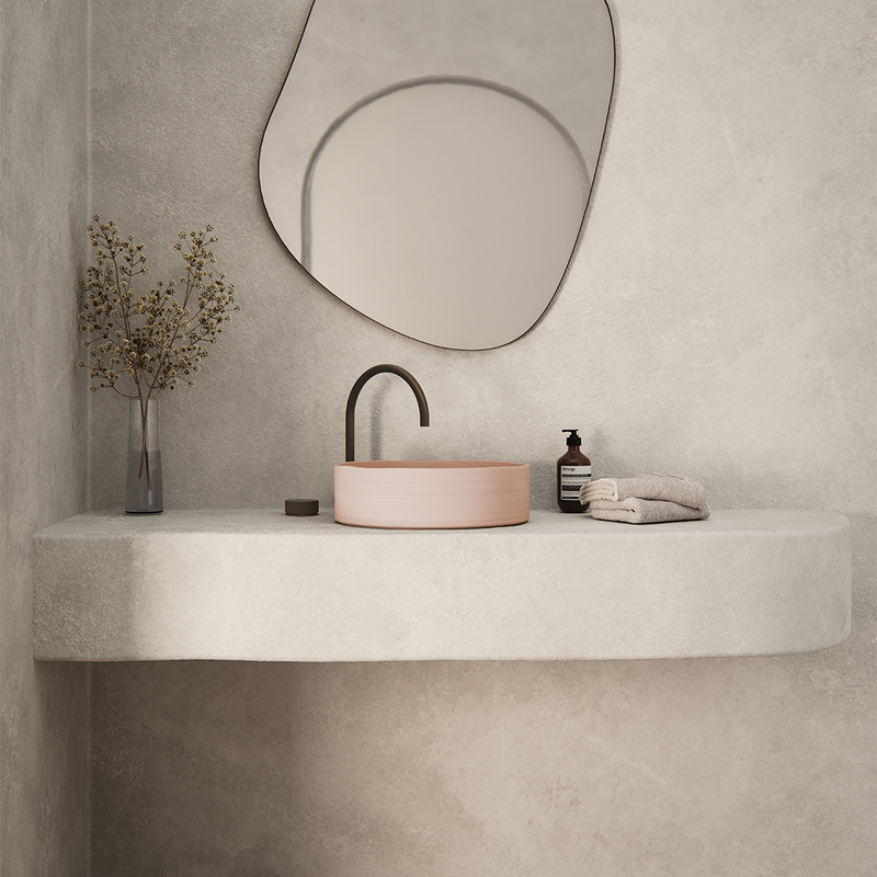 Cylinder - Funl Basin (Blush Pink)