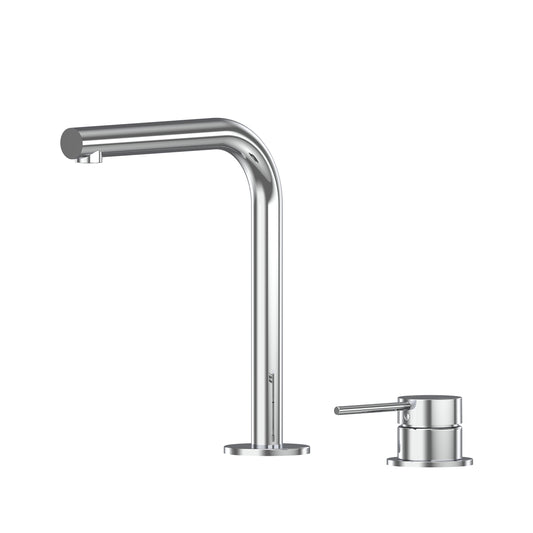 Argia Hob Basin Mixer Set 175 Right Angle Spout Lead Free - Chrome