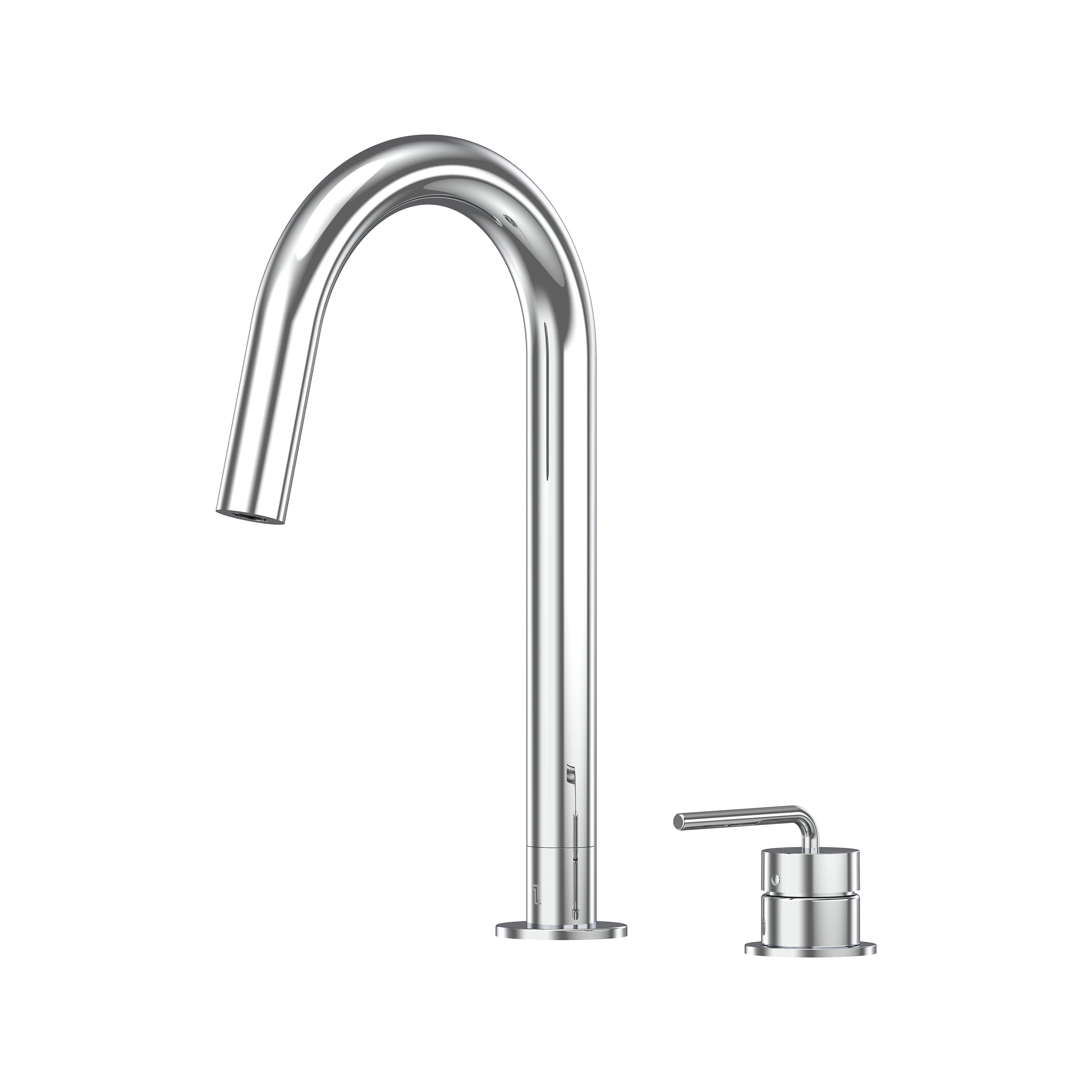 Meira Hob Sink Mixer Set 200 Curved Spout Lead Free - Chrome