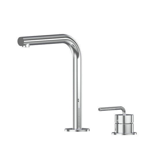 Meira Hob Basin Mixer Set 175 Right Angle Spout Brushed Gold Lead Free - Chrome