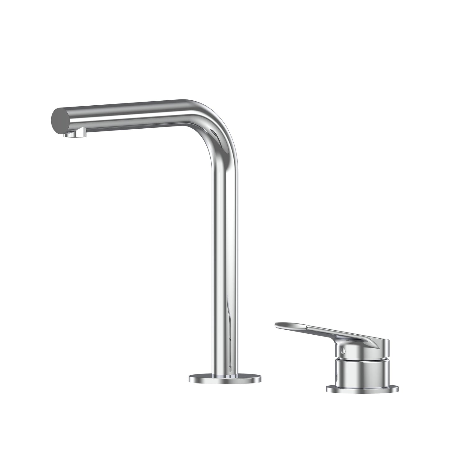 Sereia Hob Basin Mixer Set 175 Right Angle Spout Lead Free - Chrome