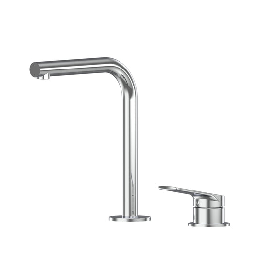 Sereia Hob Basin Mixer Set 175 Right Angle Spout Lead Free - Chrome