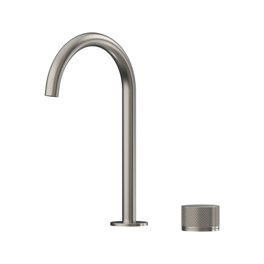 Leggero Hob Progressive Basin Mixer Set 175 Curved Spout Lead Free - Chrome