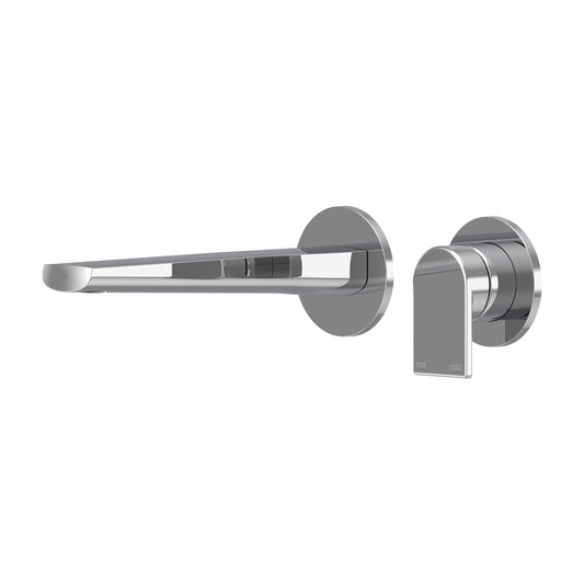 Lekki Wall Basin/Bath Mixer Set 200 Spout Lead Free - Chrome