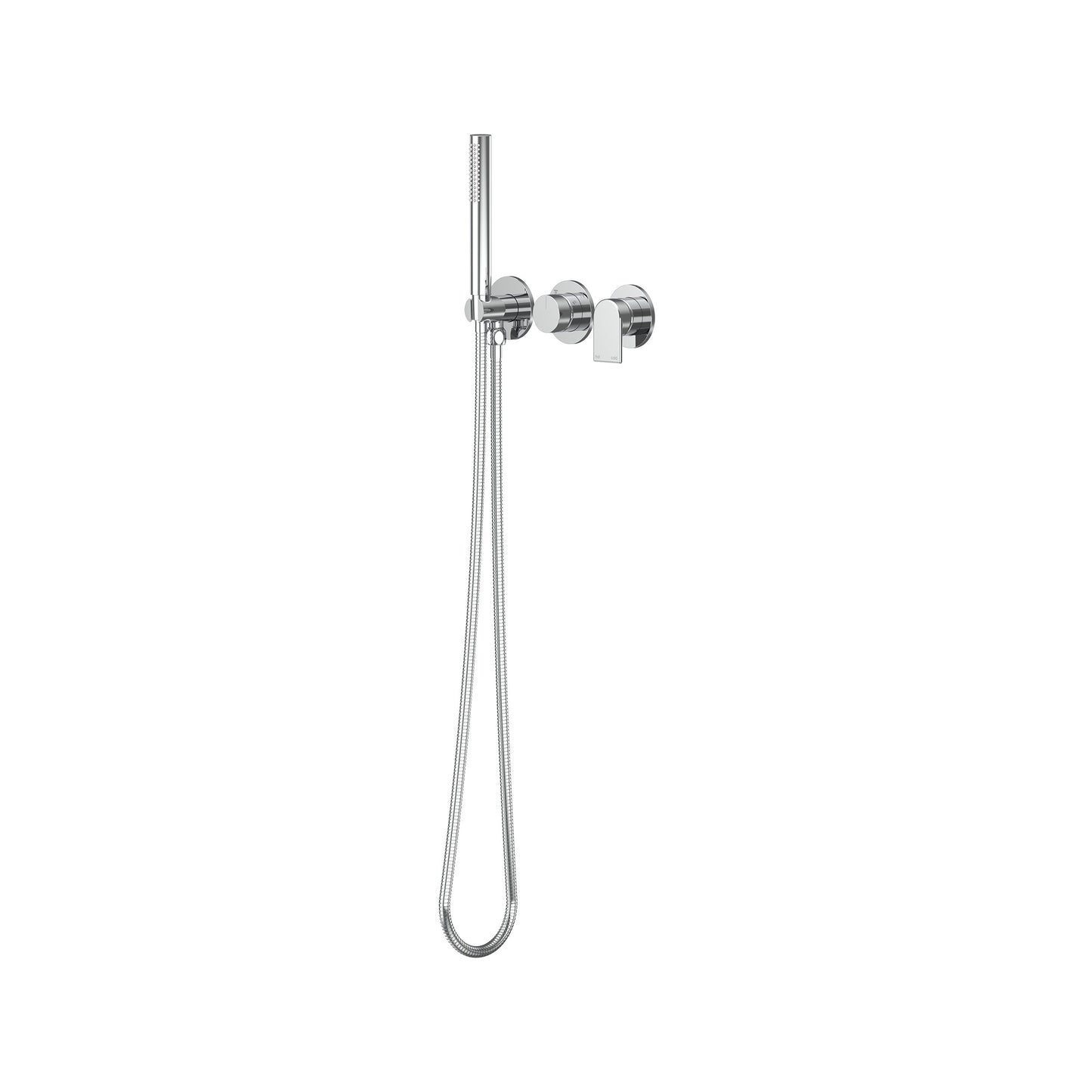 Lekki Wall Mixer with Diverter & Hand Shower Lead Free - Chrome