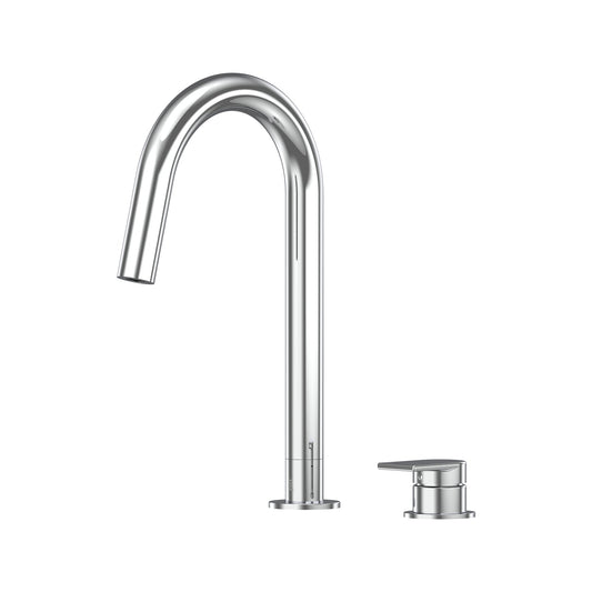 Lekki Hob Sink Mixer Set 200 Curved Spout Lead Free - Chrome
