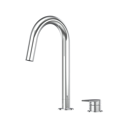 Lekki Hob Sink Mixer Set 200 Curved Spout Lead Free - Chrome