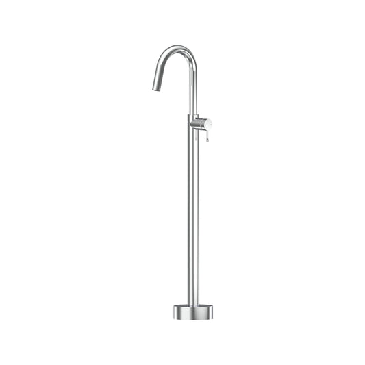 Leora Floor Mounted Bath Mixer Lead Free - Chrome