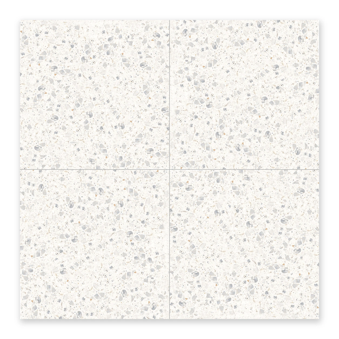 Viareggio White terrazzo look porcelain tile