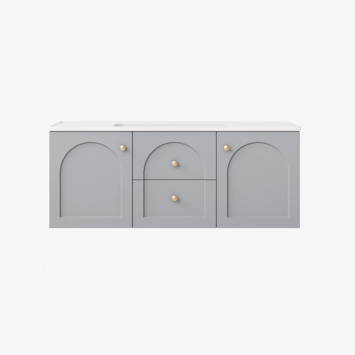 Chester Federation wall hung PVC Cabinet Grey