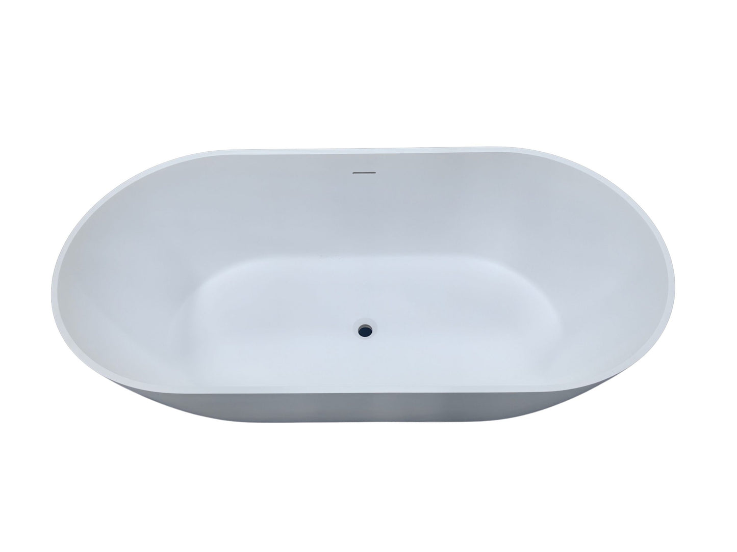 Lucia VX18 1500 Freestanding Stone Bath with Overflow