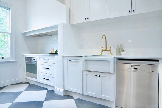 Ludlow Bridge Mixer Tap - Brushed Brass