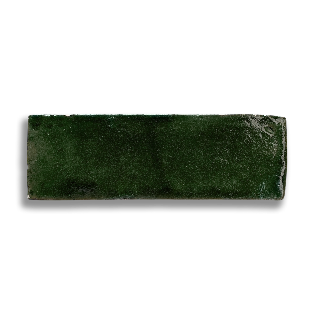 Medina Moroccan Bejmat Subway Tile in Kelp Green – tile and laying detail