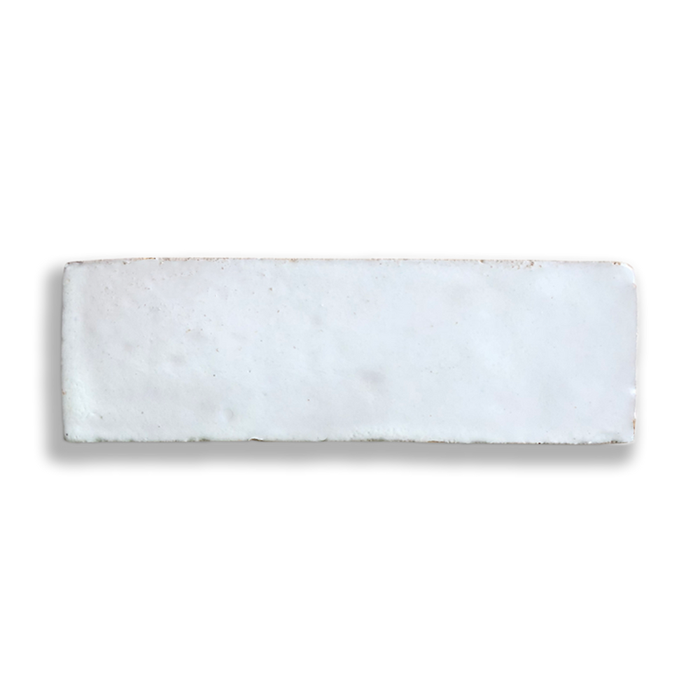 Medina Moroccan Bejmat Subway Tile in Lily White – tile and laying detail