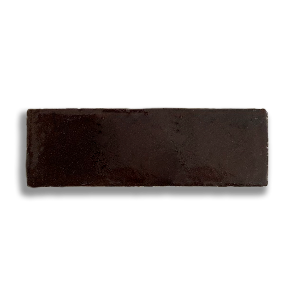 Medina Moroccan Bejmat Subway Tile in Chocolate Brown – tile and laying detail