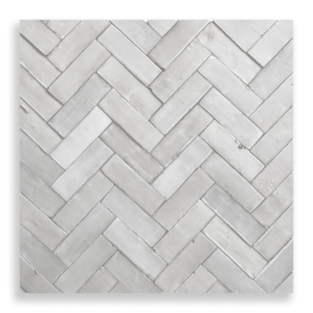 Medina Moroccan Bejmat Subway Tile in Bianca Casa White – tile and laying detail