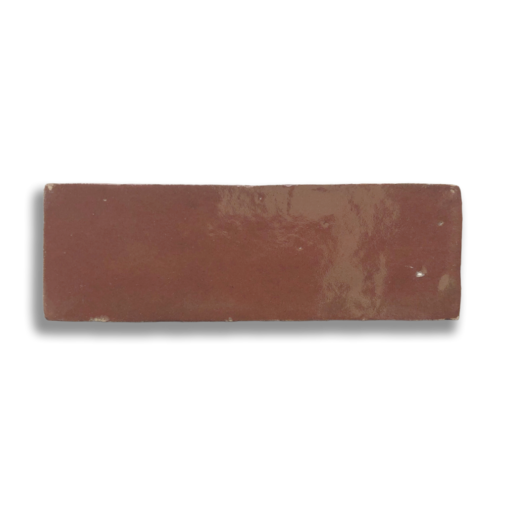 Medina Moroccan Bejmat Subway Tile in Rust – tile and laying detail