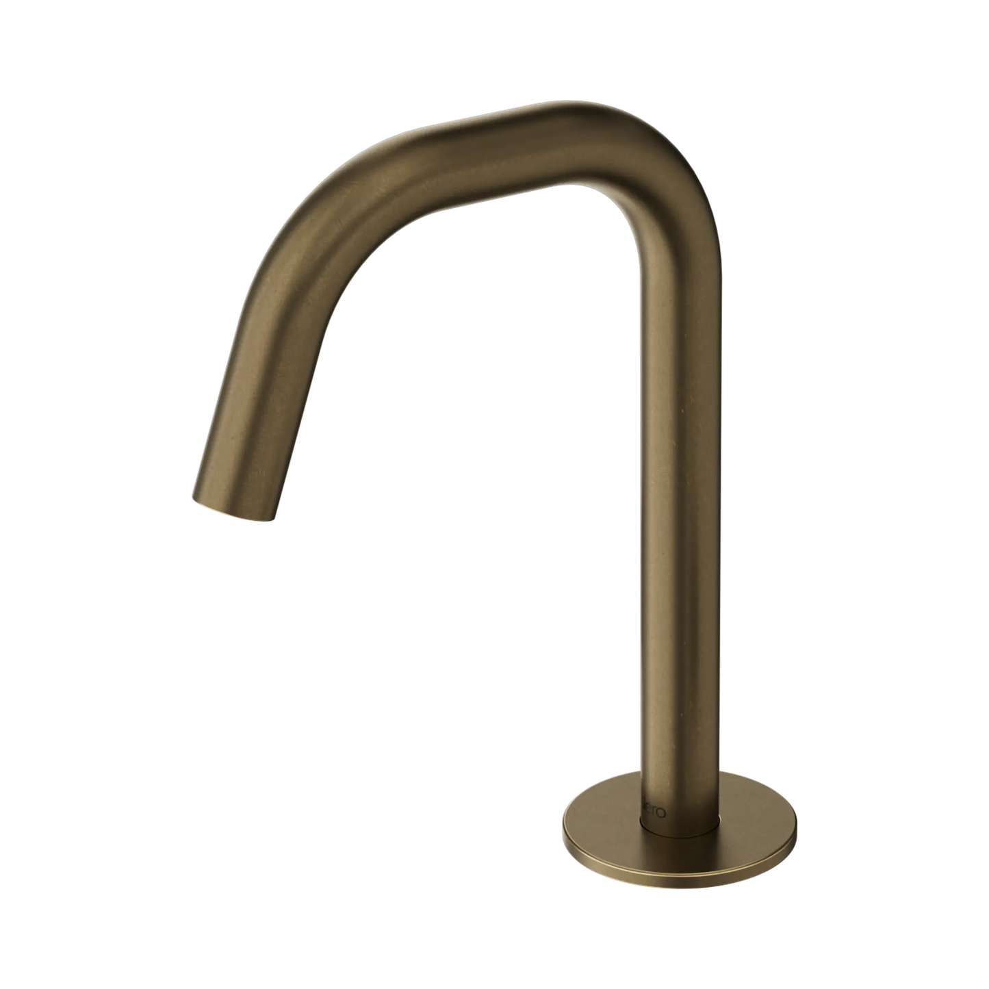 Serenity Basin Edge Spout Tumbled Antique Brass