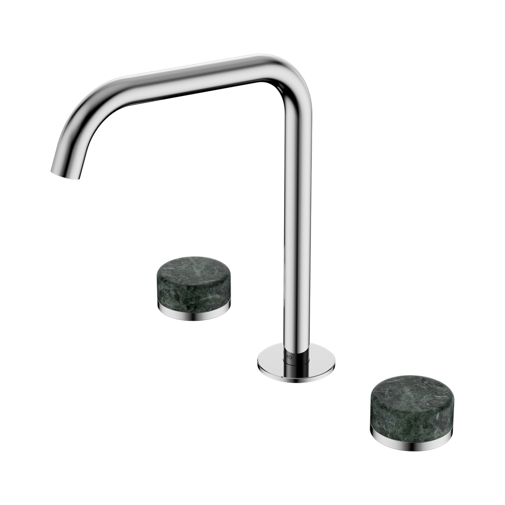 SERENITY BATH/KITCHEN SET EDGE SPOUT WITH VERDE ALPI HANDLE CHROME