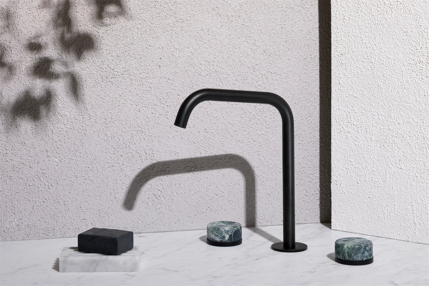 SERENITY BATH/KITCHEN SET EDGE SPOUT WITH VERDE ALPI HANDLE MATTE BLACK