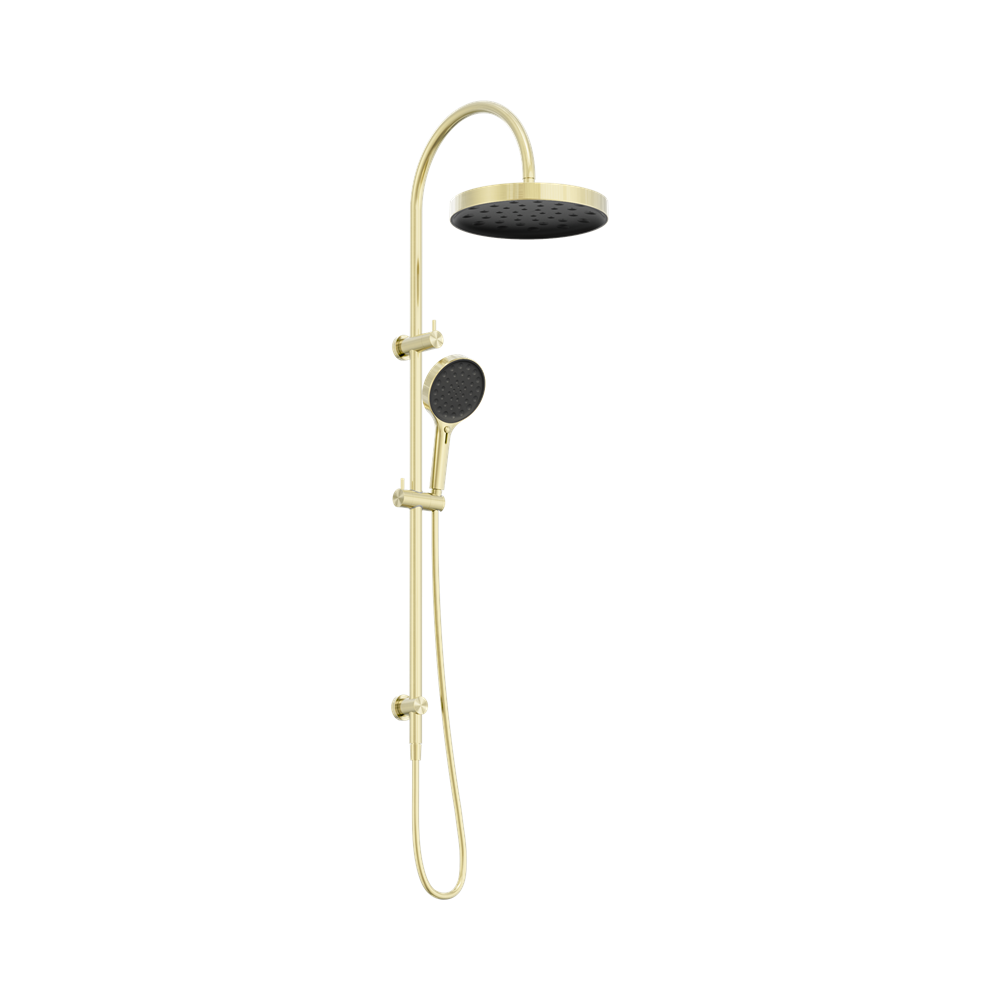 SERENITY TWIN SHOWER BRUSHED GOLD