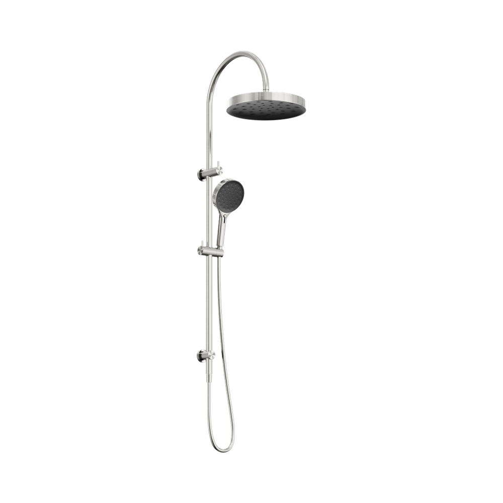 SERENITY TWIN SHOWER BRUSHED NICKEL