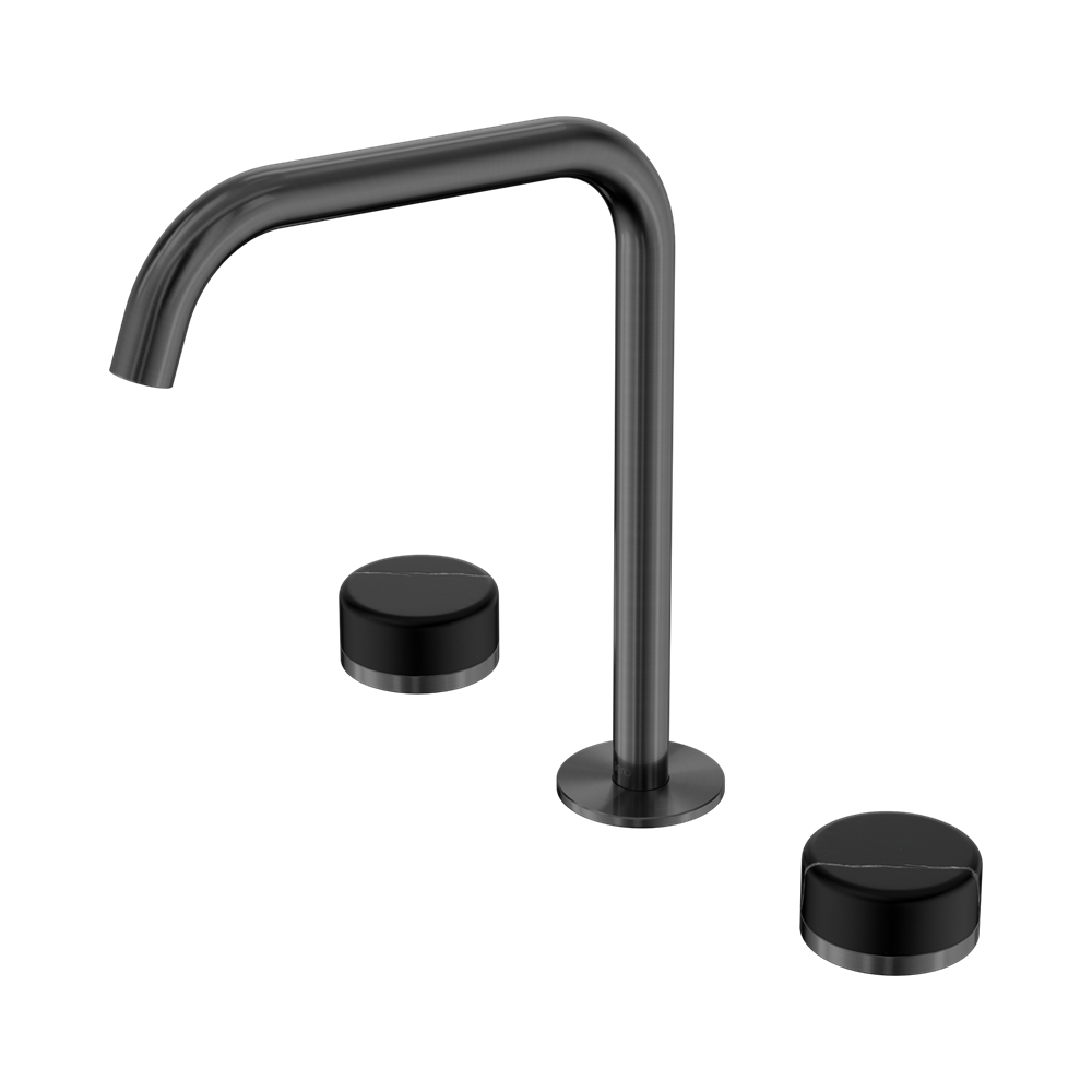 SERENITY BATH/KITCHEN SET EDGE SPOUT WITH MARQUINA GUN METAL