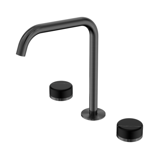 SERENITY BATH/KITCHEN SET EDGE SPOUT WITH MARQUINA GUN METAL