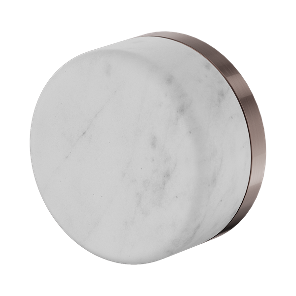 SERENITY PROGRESSIVE SHOWER MIXER WITH CARRARA HANDLE BRUSHED BRONZE