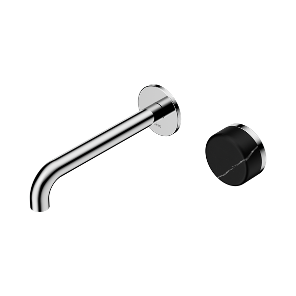 SERENITY PROGRESSIVE WALL BASIN MIXER 160/185/220MM SPOUT WITH MARQUINA CHROME