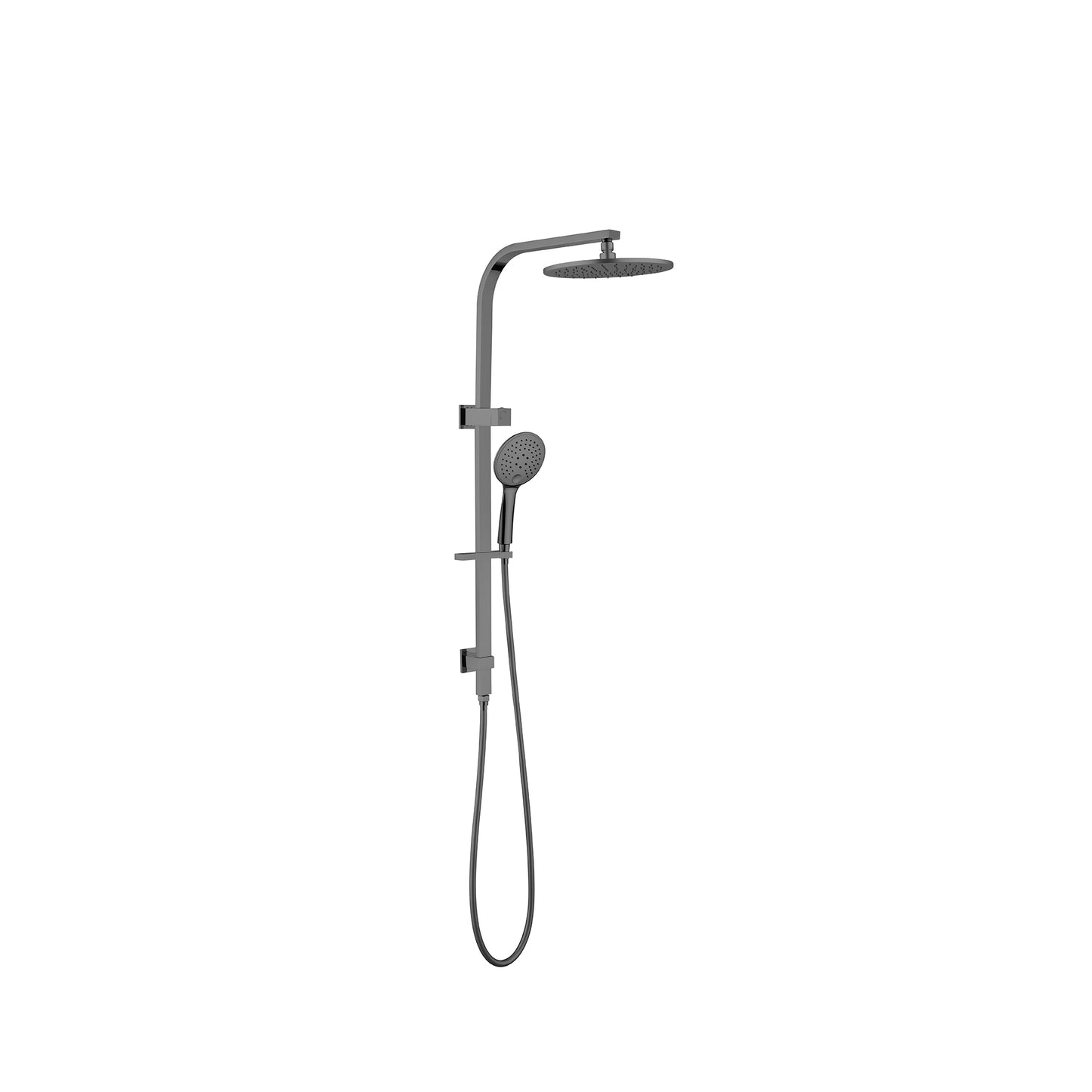 BIANCA TWIN SHOWER GUN METAL GREY
