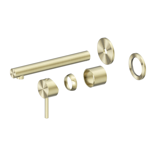DOLCE II WALL BASIN/BATH MIXER SEPARATE BACK PLATE TRIM KITS ONLY BRUSHED GOLD