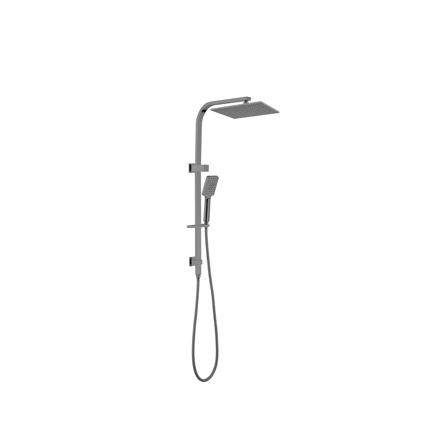 CELIA TWIN SHOWER GUN METAL GREY