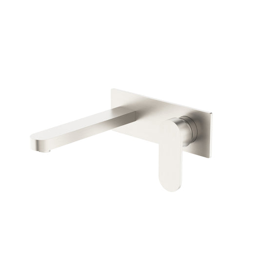 ECCO WALL BASIN/BATH MIXER BN (NR301307ABN) BRUSHED NICKEL