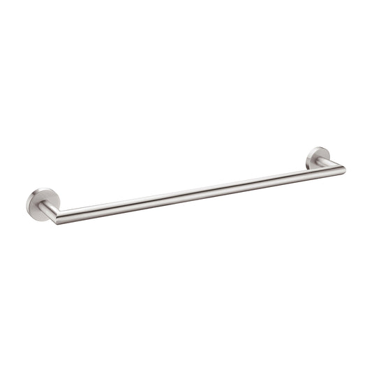 DOLCE SINGLE TOWEL RAIL 700MM BRUSHED NICKEL