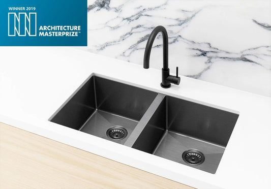 LAVELLO KITCHEN SINK - DOUBLE BOWL 760 X 440