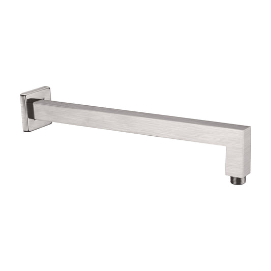 SQUARE SHOWER ARM CHROME (NR501CH) BRUSHED NICKEL