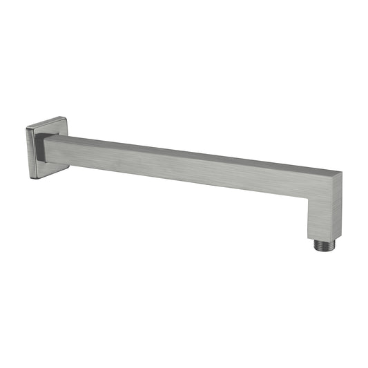 SQUARE SHOWER ARM CHROME (NR501CH) GUN METAL GREY