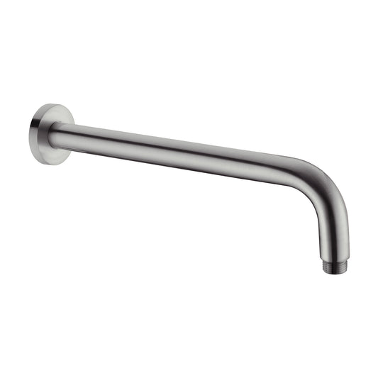 ROUND SHOWER ARM 330MM/500MM LENGTH CHROME GUN METAL