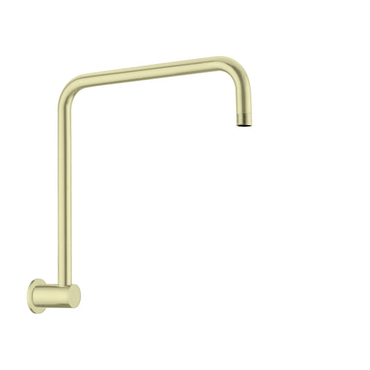 ROUND SWIVEL SHOWER ARM CHROME (NR506CH) BRUSHED GOLD