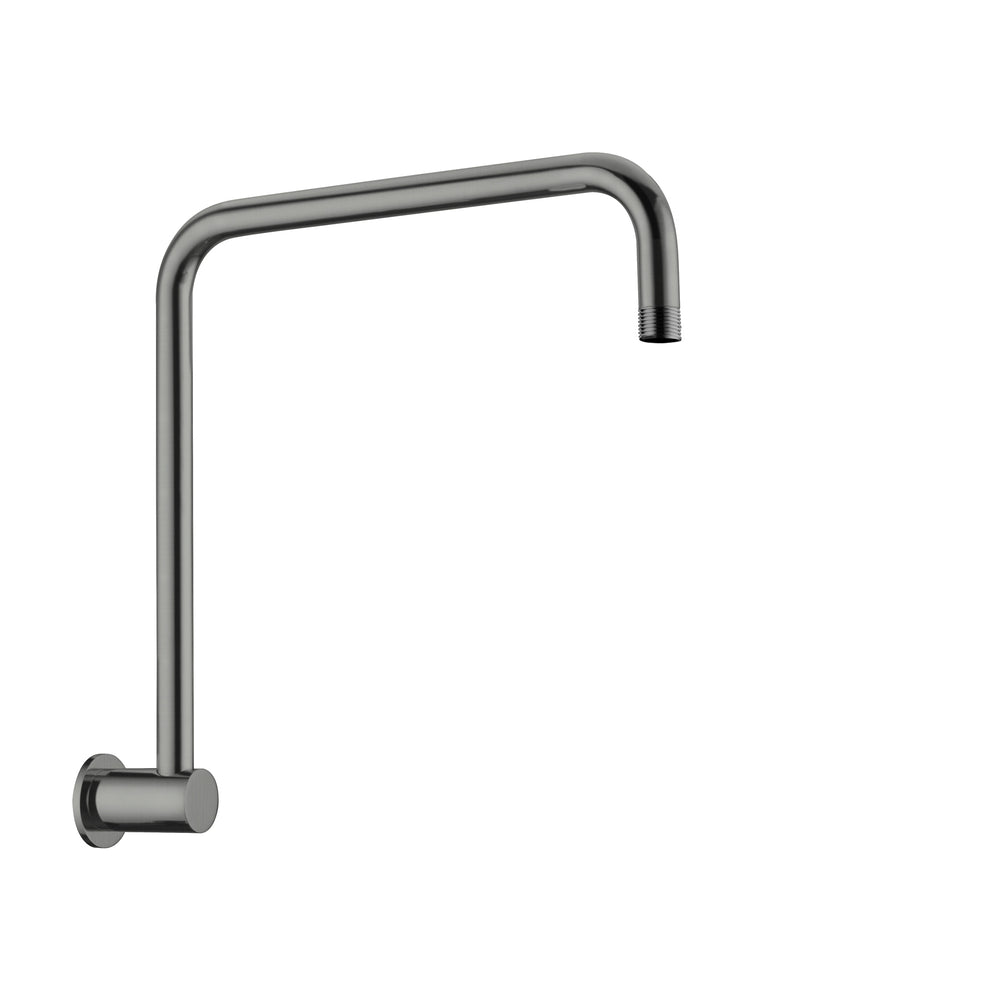 ROUND SWIVEL SHOWER ARM CHROME (NR506CH) GUN METAL GREY