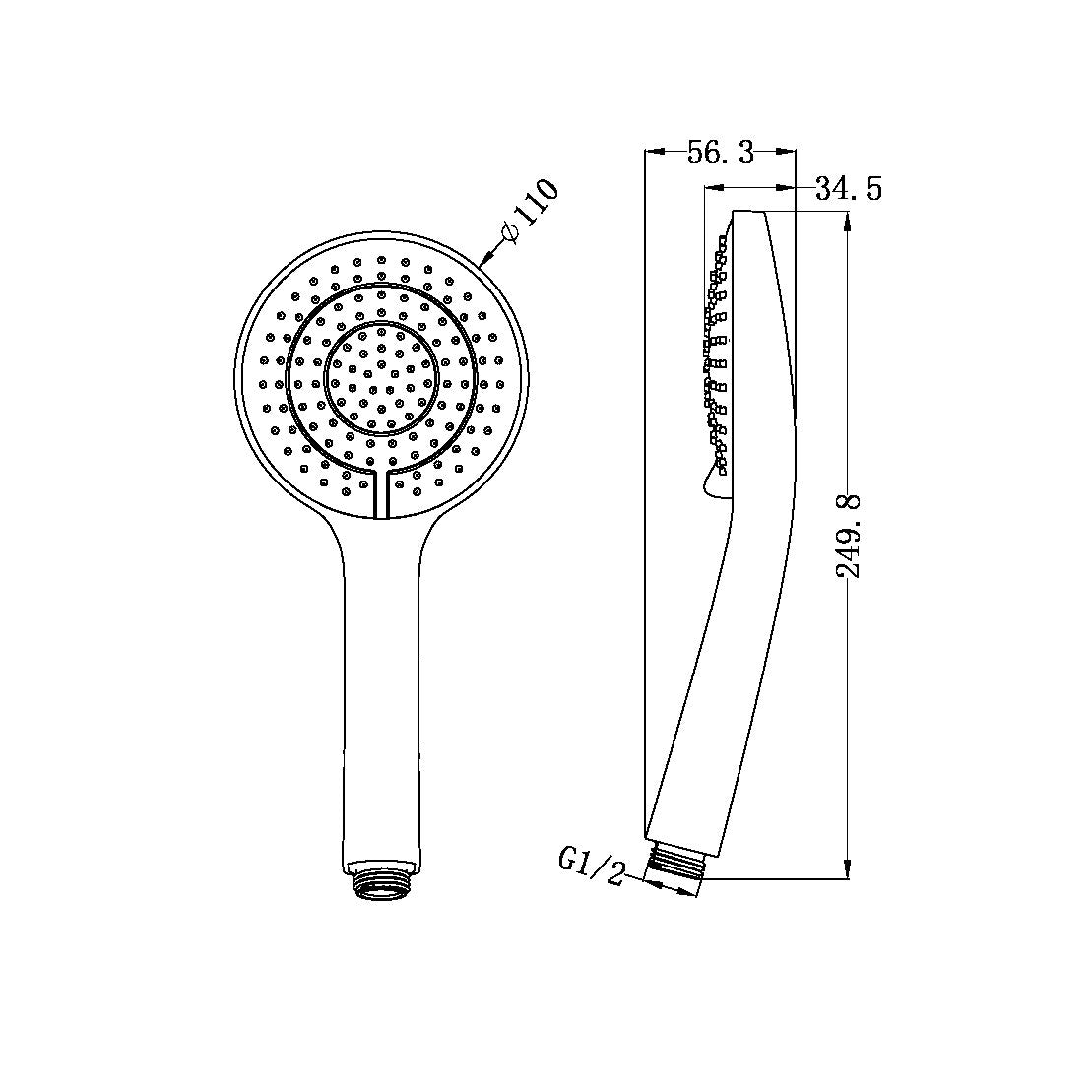AIR HAND SHOWER CHROME