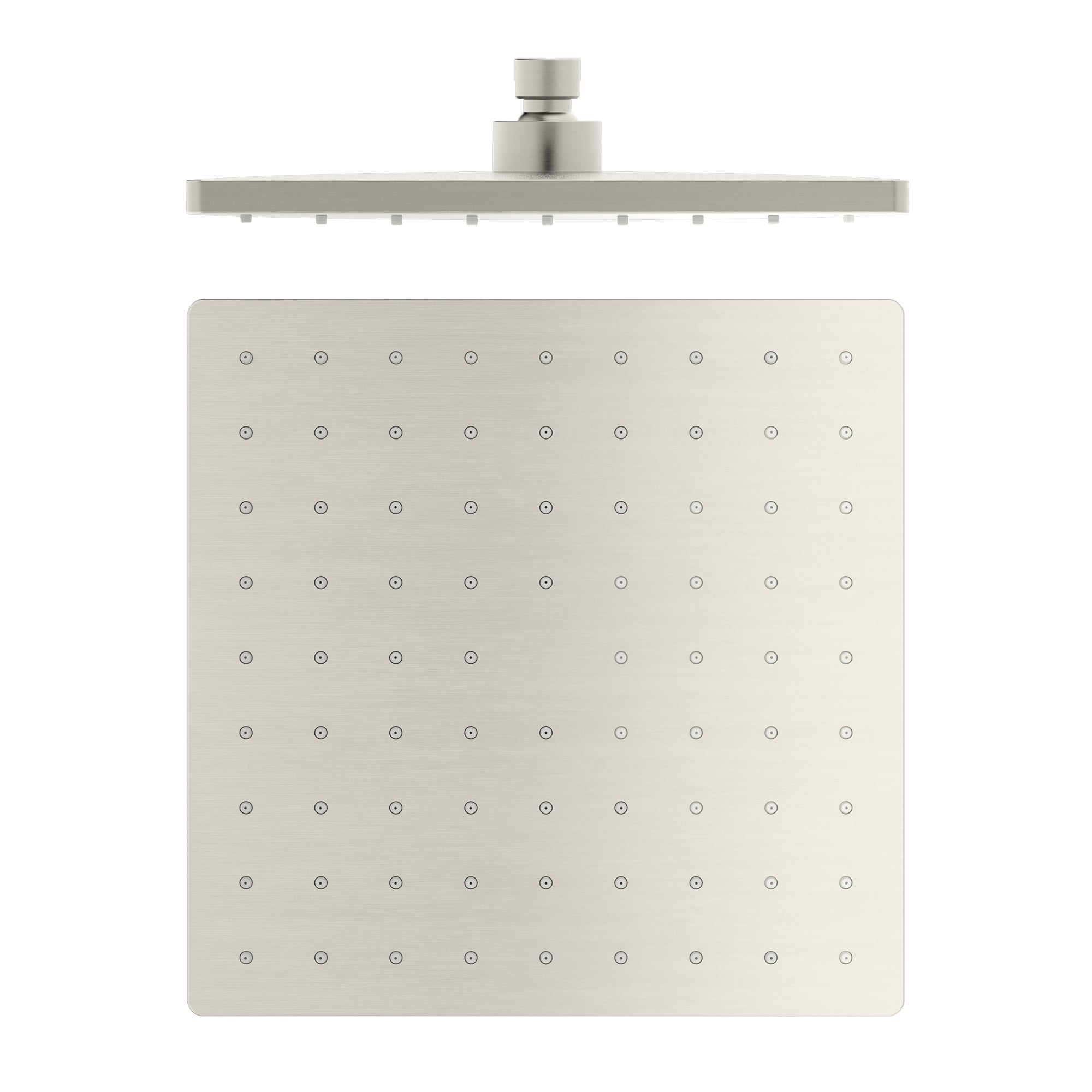 250MM ABS SQUARE SHOWER HEAD BRUSHED NICKEL