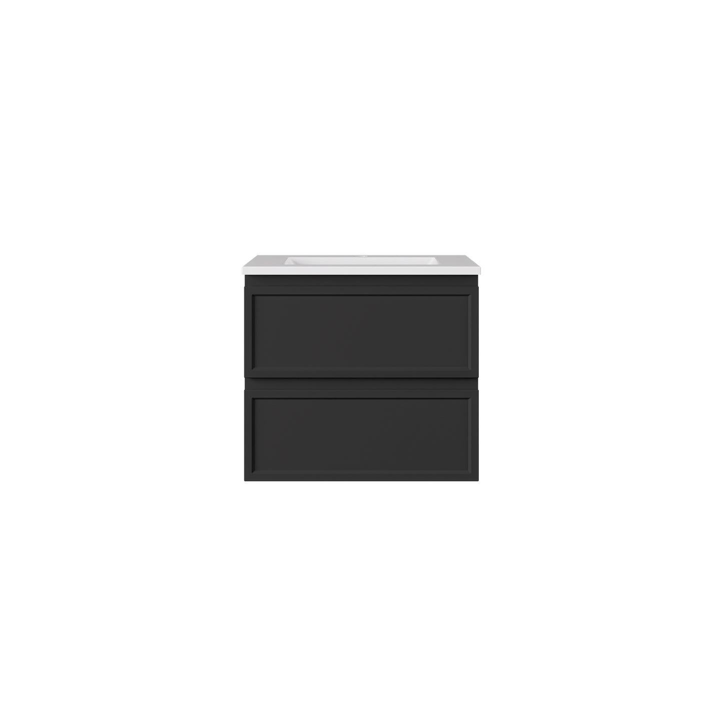 New Hamilton Federation Slim Wall Hung Cabinet Matte Black