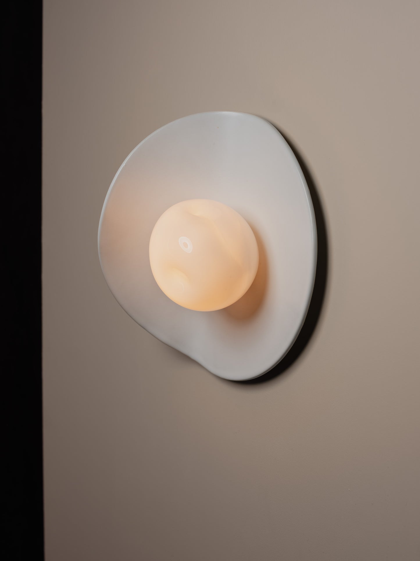 We Ponder Pond Interior Ceramic And Glass Wall Light
