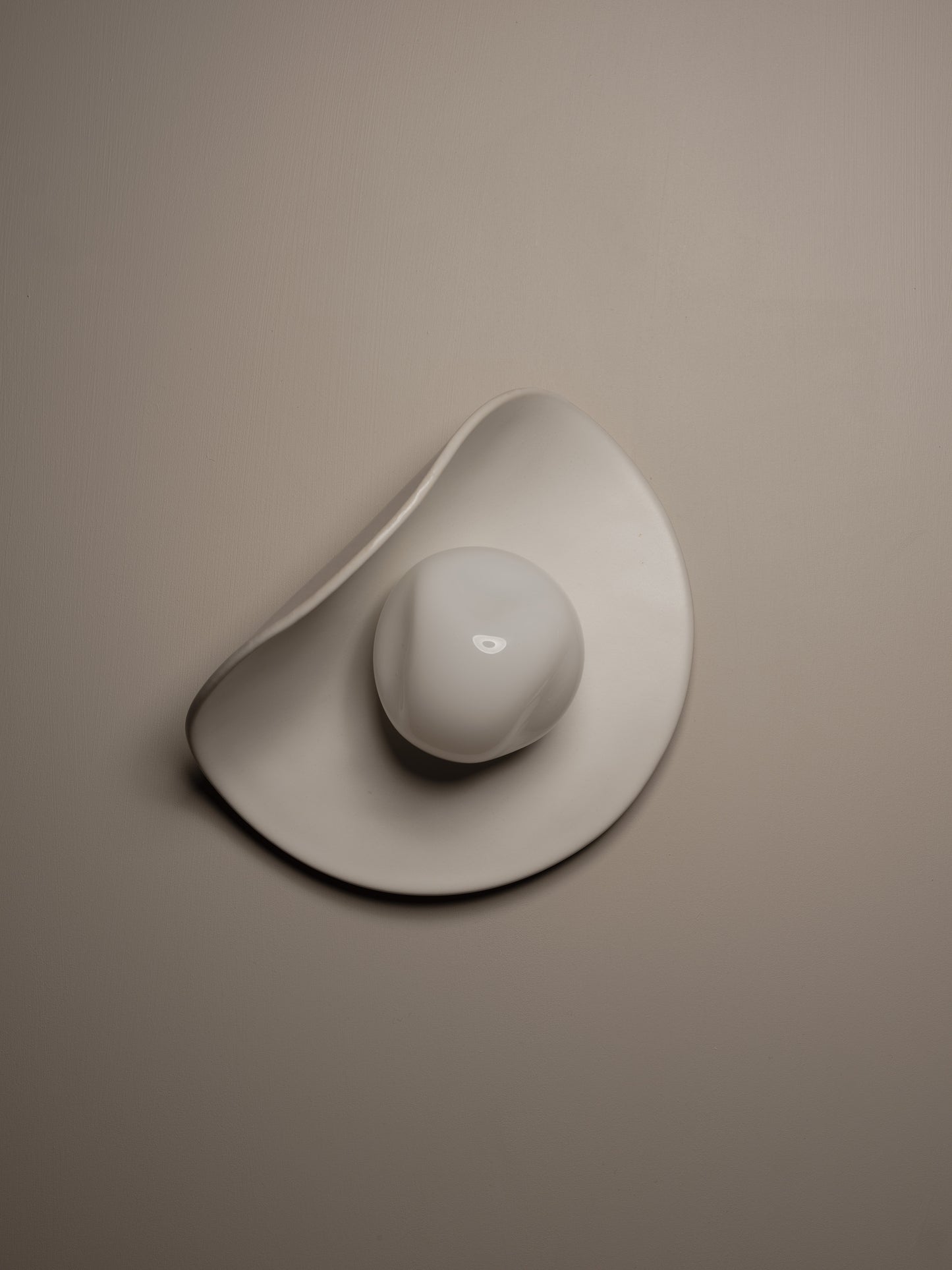 We Ponder Pond Interior Ceramic And Glass Wall Light