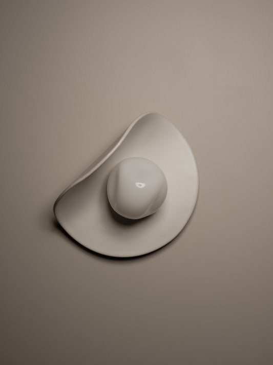 We Ponder Pond Interior Ceramic And Glass Wall Light