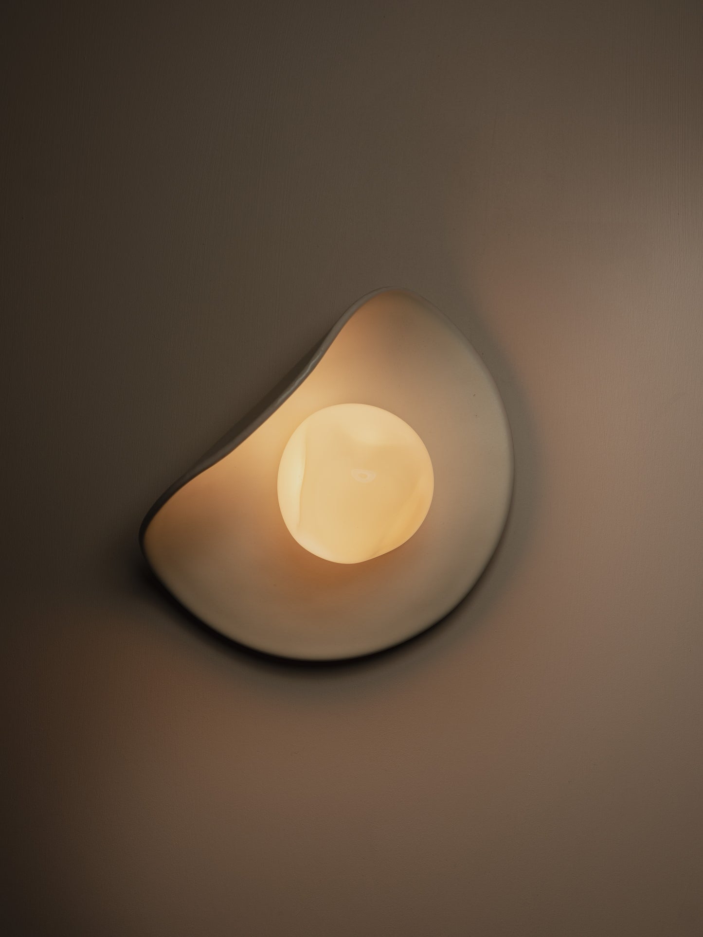 We Ponder Pond Interior Ceramic And Glass Wall Light