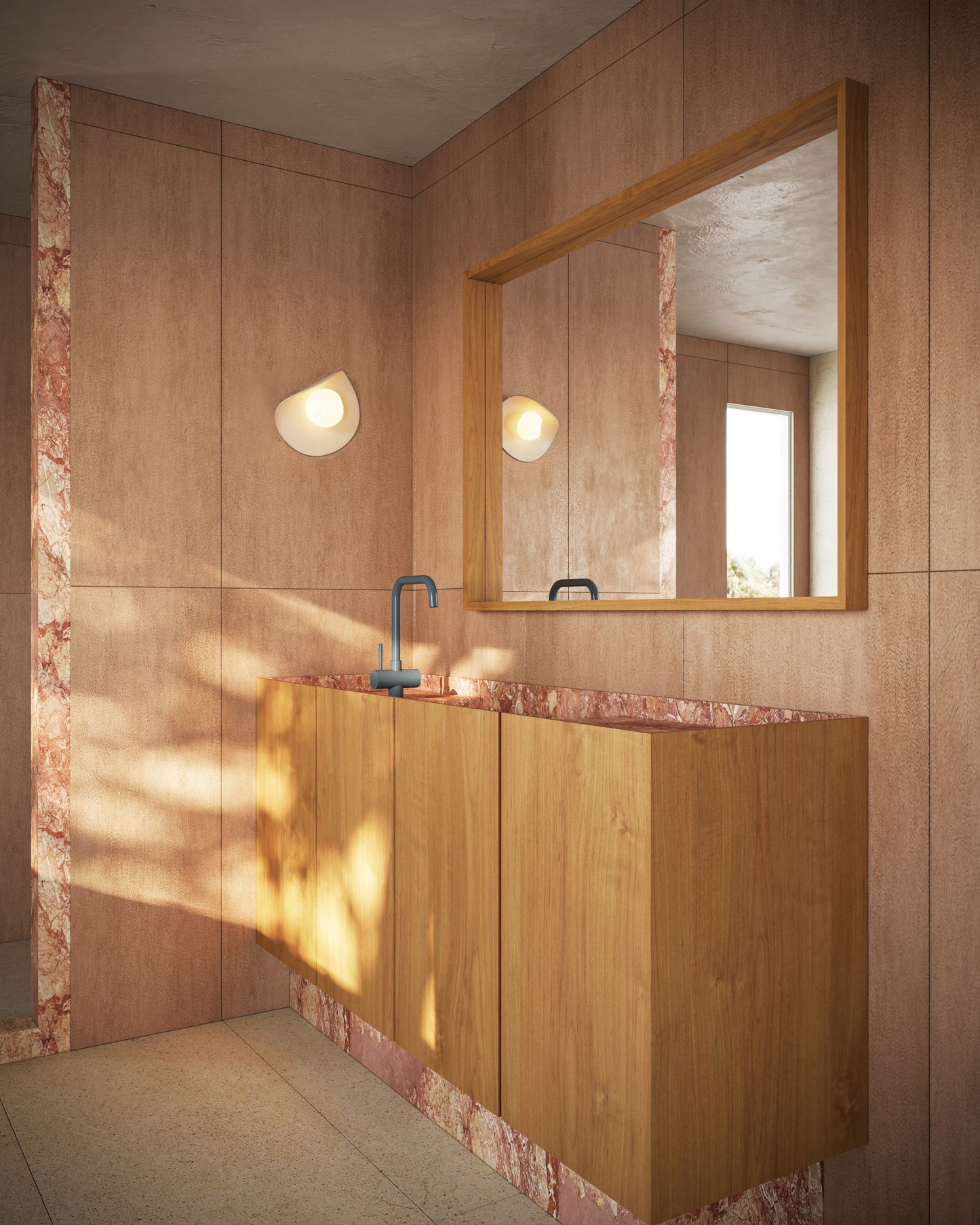We Ponder Pond Interior Ceramic And Glass Wall Light